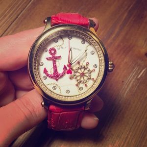 Betsey Johnson Pink Nautical Watch NWOT